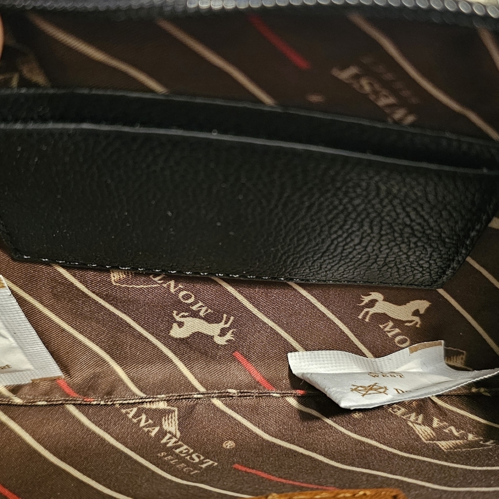 Montana West Black Fringe Crossbody Wallet - Picture 8 of 10